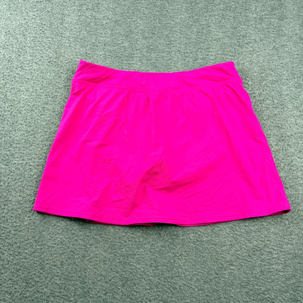 Lands End Women's Size 6 Hot Pink Swim Skirt Skort Summer Lightweight